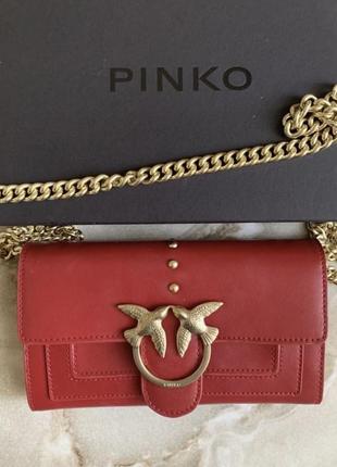Pinko - шкіряна сумочка4 фото
