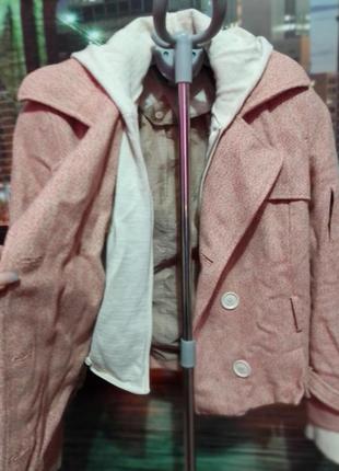 Стильний піджак з капюшоном пальто курточка5 фото