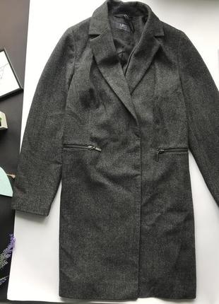 🧥стильное свободное демисезонное пальто/тёмно серое пальто-пиджак оверсайз🧥