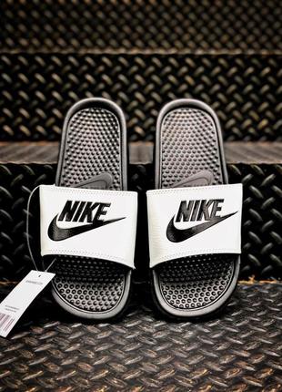 Тапки тапочки nike benassi шльопанці