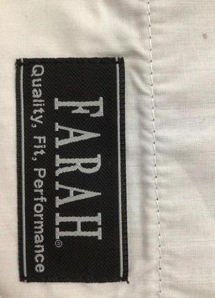 Завужені брюки американського бренду farah синьо-сірого кольору6 фото