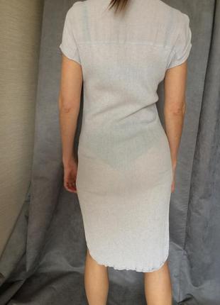 Трикотажне віскозне плаття - халат3 фото