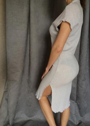 Трикотажне віскозне плаття - халат6 фото