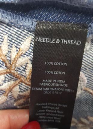 Needle &amp;thread дизайнерский сарафан 10
