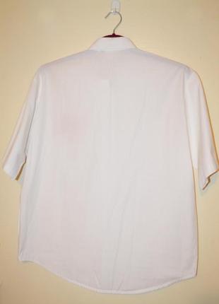 Винтажная хлопковая рубашка с вышивкой,  франция4 фото