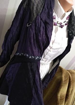 Легкий кардиган кофта блуза етно стиль бохо8 фото
