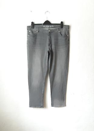 Стильні джинси relaxed slim сірого кольору від marks& spencer