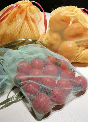 Мішечки для покупок сіточки еко сітки еко мішок фрукт, овоч овоч