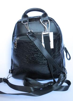 Рюкзак жіночий чорний. сумка жіноча. жіночі рюкзаки6 фото