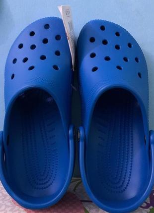 Crocs classic clog синие классические кроксы сабо крокс классик2 фото