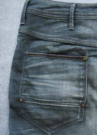 Оригінальна джинсова спідниця демократичною довжини g-star raw diesel6 фото