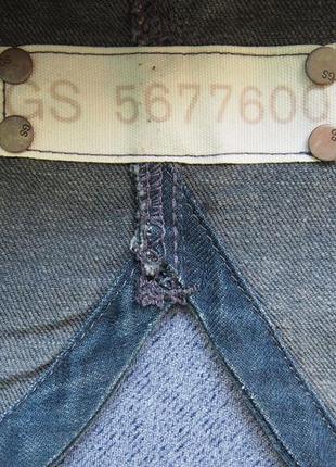 Оригінальна джинсова спідниця демократичною довжини g-star raw diesel7 фото