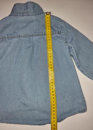Zara рубашка джинсовая 18/243 фото