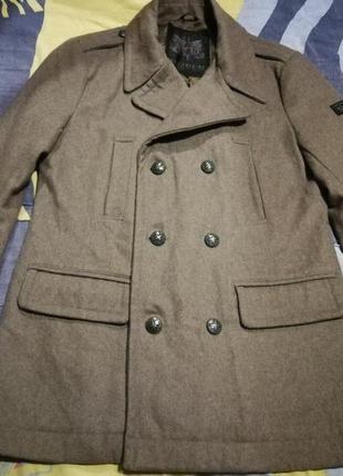 Чоловіче двобортне пальто firetrap bondar2 фото