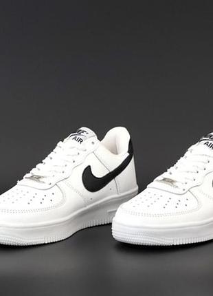 Nike air force white black(36рр - 45рр) кроссовки найк форс