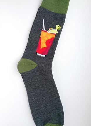 🍹яскраві та кольорові шкарпетки чоловічі/дуже прикольні яскраві кольорові шкарпетки🌴1 фото