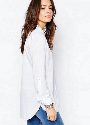 Стильная белая рубашка esprit