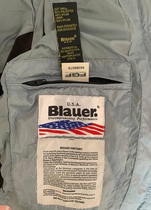 Blauer usa 🇺🇸 винтажная американская мотокуртка бомбер4 фото