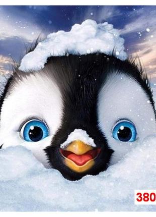 Алмазная мозаика, наборы 5d картина со стразами пингвин