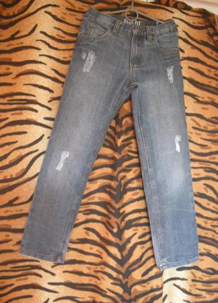 Супер джинсы"slimfit",9-10лет,140см.