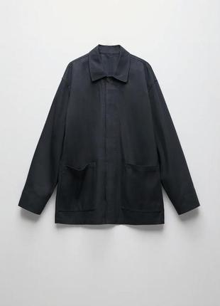 Тонкая куртка пиджак черный черная zara зара оригинал піджак куртка чорна чорний