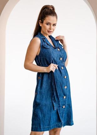 Сукня джинсова для вагітних з секретом для годування (плаття для вагітних і годуючих)4 фото