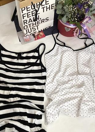 Набор хлопковых маек h&m uk 8/12