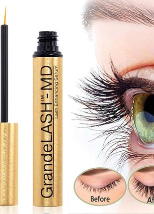 Сыворотка для роста ресниц grande cosmetics grande lash- md lash enhancing serum7 фото