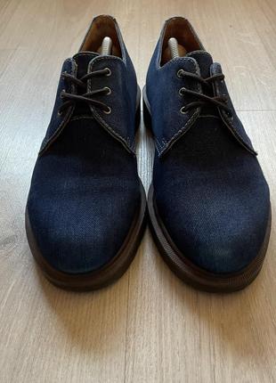 Dr. martens denim туфли мартина 424 фото