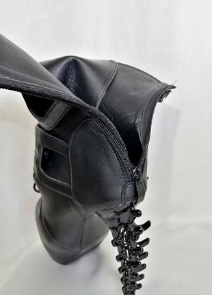 Стрипы на каблуке косточке от shou story9 фото