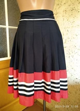 Шелковая юбка tommy hilfiger р.10  шовкова спідниця2 фото
