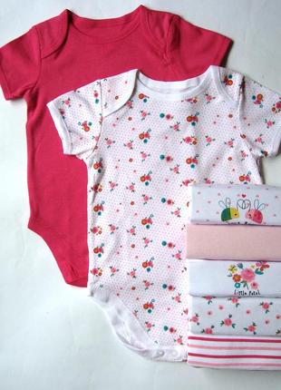 Бодики на девочку поштучно primark early days