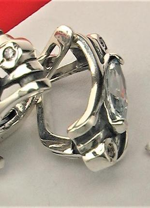 Серьги серебро 925 проба 6,92 грамма