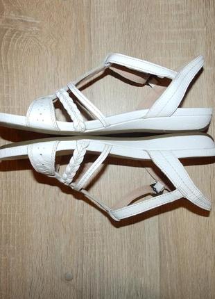 Сандалии , босоножки marks & spencer footglove sandals leather wide fit4 фото