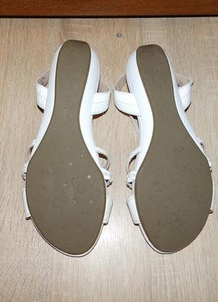 Сандалии , босоножки marks & spencer footglove sandals leather wide fit9 фото