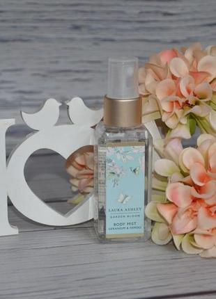 Новий фірмовий міст спрей для тіла laura ashley body mist geranium and neroli 50ml1 фото