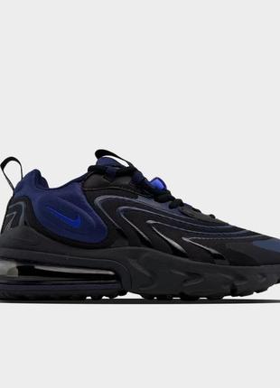 Nike air max 270 react x black blue.