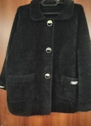 Кофта куртка с альпаки