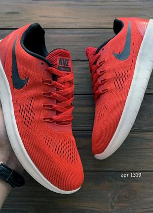 Кроссовки nike free run red