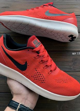 Кросівки nike free run red2 фото