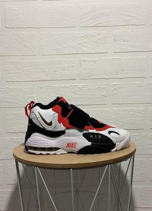 Nike air max speed turf white red black2 фото