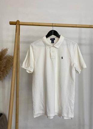 Белая тениска, поло, polo by ralph lauren, размер l-xl2 фото
