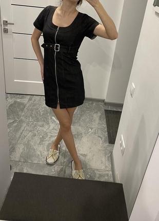 Платье сафари джинсовое 6