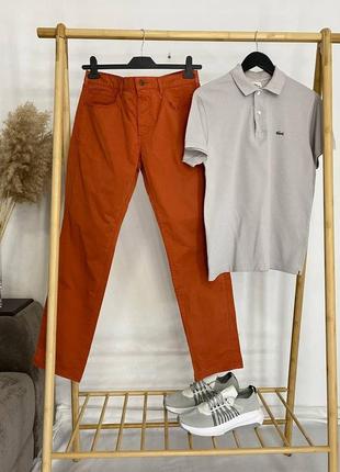 Брюки, штаны, чиносы, кирпичный цвет, размер 33*32 dockers, америка1 фото