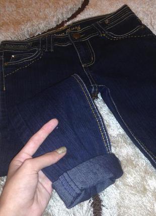 Темно-сині джинси 11-12 років !2 фото