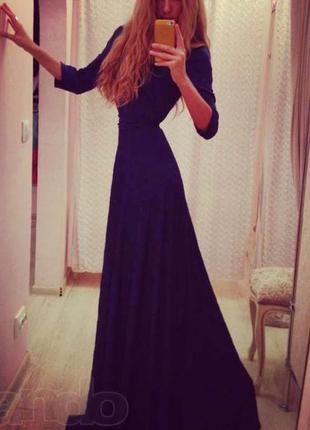 Вечернее платье в пол 2