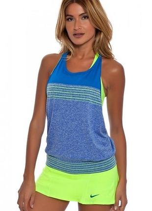 6-8 ультра комфортная спортивная бесшовная майка под топ или бра nike dri-fit