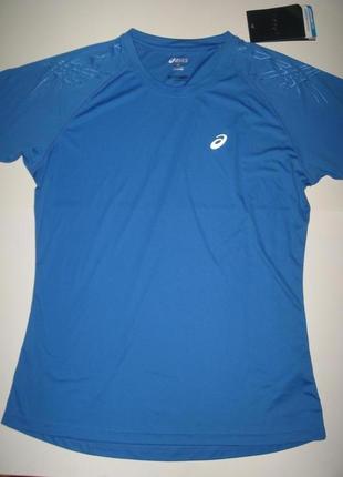 14-16 новая легкая дышащая спортивная футболка для бега, фитнеса asics performance2 фото