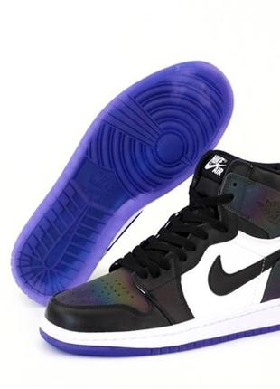 Nike jordan retro 1 high co reflective мужские кроссовки