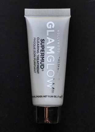 Очищающая маска для лица c glamglow supermud cleanser treatment 7 г2 фото